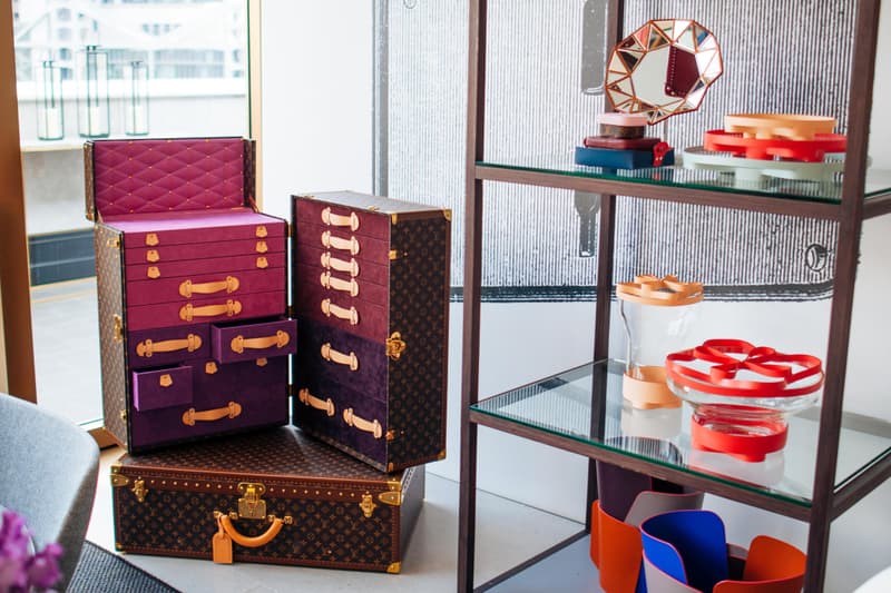 Louis Vuitton Trunks Objects Nomades Collection Case LV Print Monogram Hong Kong Exhibition