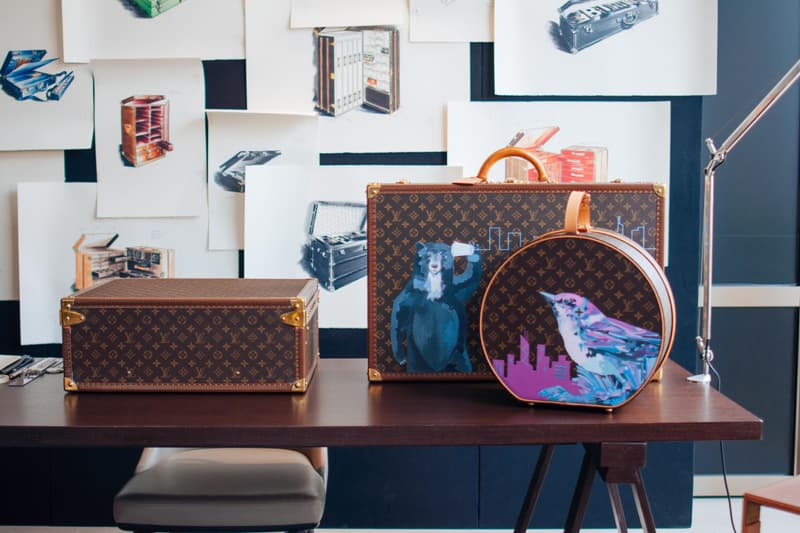 Louis Vuitton Trunks Objects Nomades Collection Case LV Print Monogram Hong Kong Exhibition