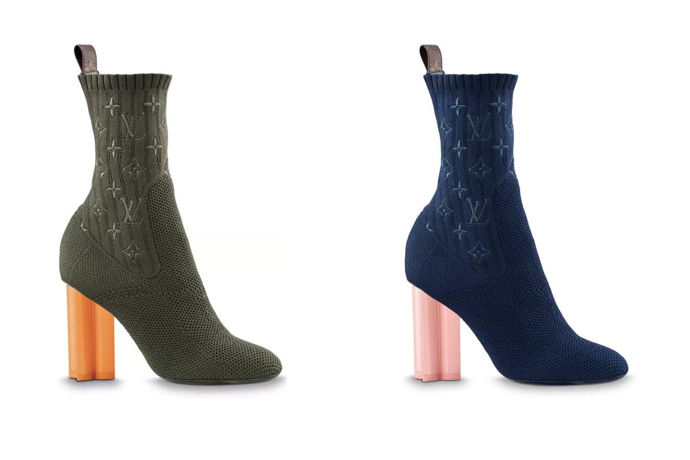 Louis Vuitton sock boot Size 375  Depop