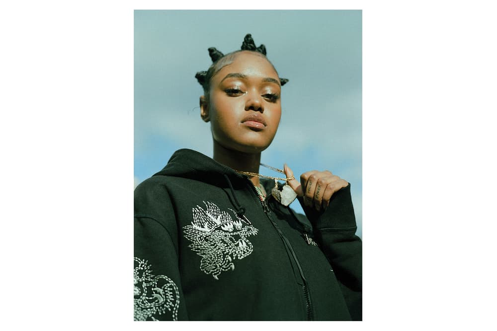 maharishi Spring Summer 2018 Lookbook Stencil Embroidery Chynna Rogers