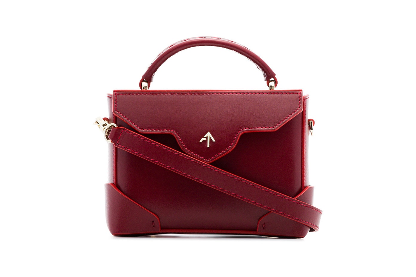 MANU Atelier Micro Bold Bag Red