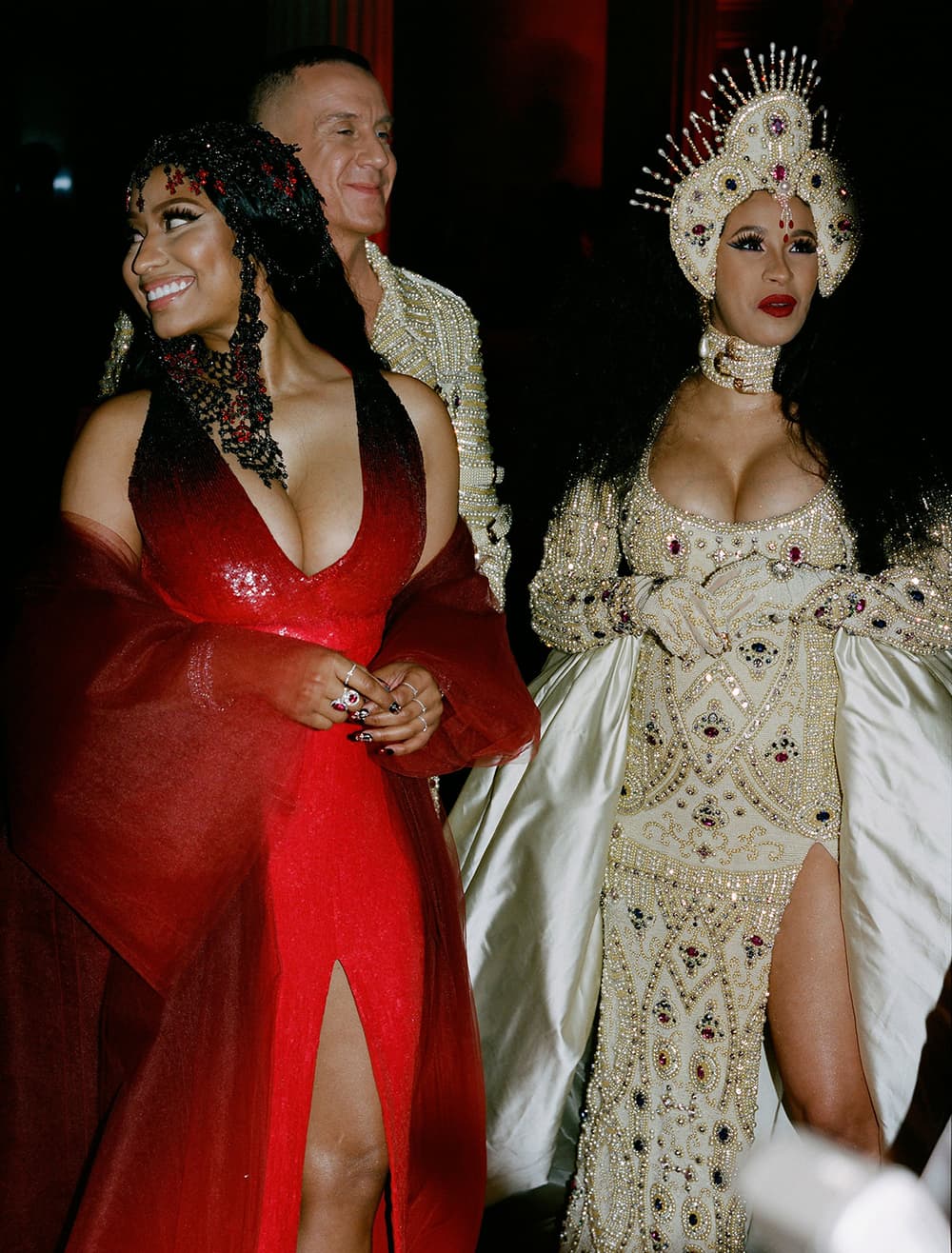 Met Gala 2018 Cardi B Nicki Minaj Candid Film Photo