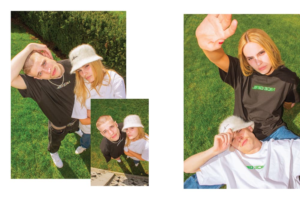 Nice Girl Vancouver Streetwear Brand Mescondi Joyride Lookbook T-Shirt Black White