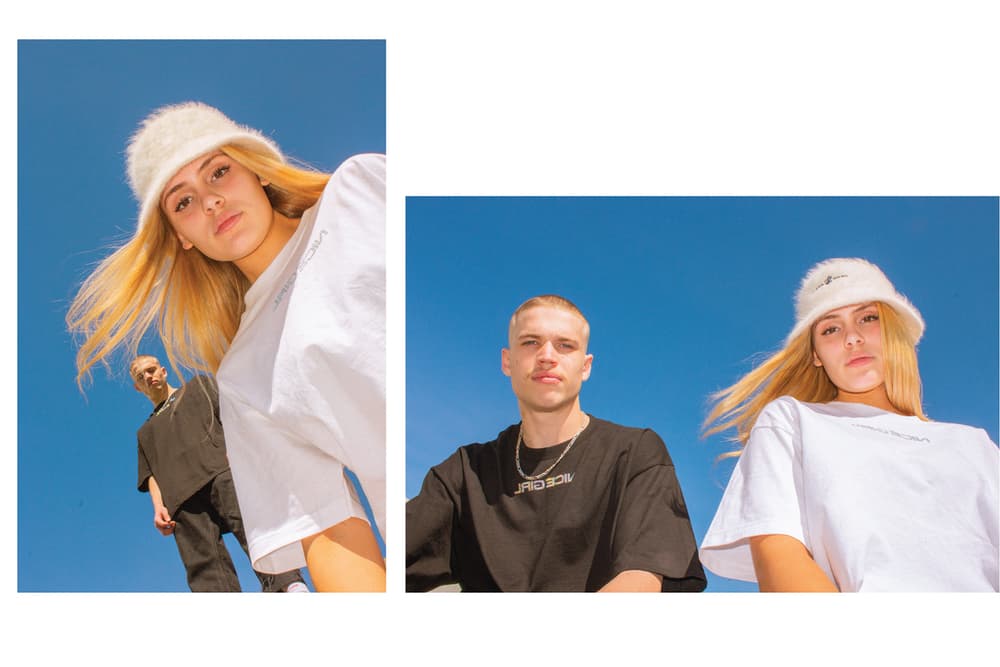 Nice Girl Vancouver Streetwear Brand Mescondi Joyride Lookbook T-Shirt Black White