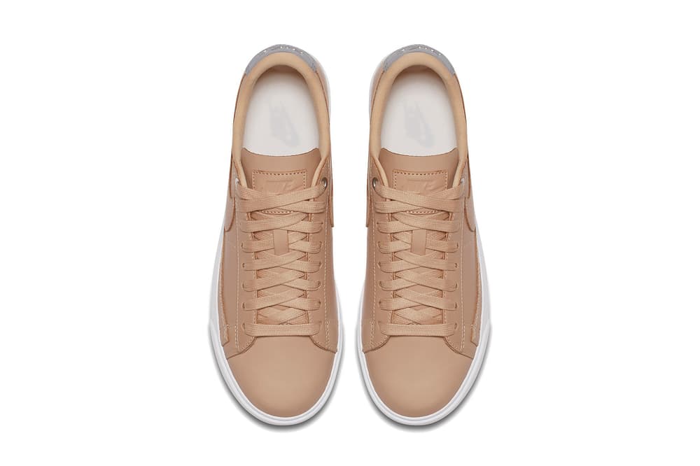 Nike Air Force 1 and Blazer Low in "Tan Silver" Sneaker Silhouette