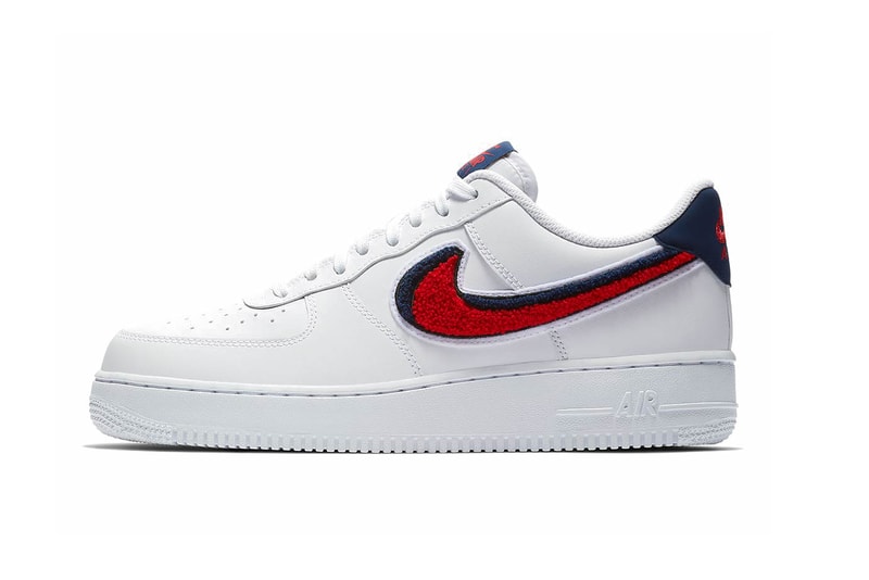 Nike Adds Chenille Swooshes to Air Force 1 Low