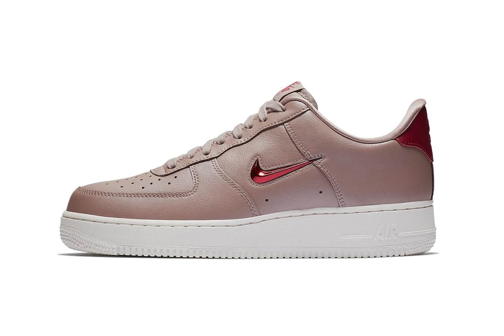 Nike Air Force 1 Low Jewel Blue Black Rose Gold Sneakers