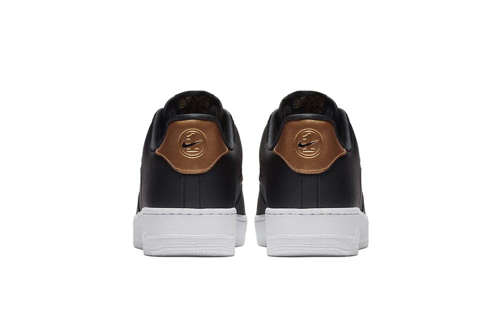 Nike Air Force 1 Low Jewel Blue Black Rose Gold Sneakers