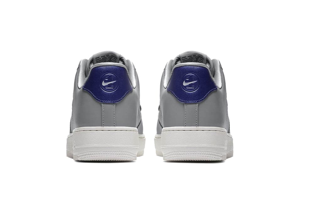 Nike Air Force 1 Low Jewel Blue Black Rose Gold Sneakers