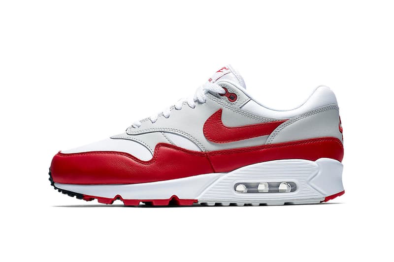 Nike Air Max 90 1 White Sport Red