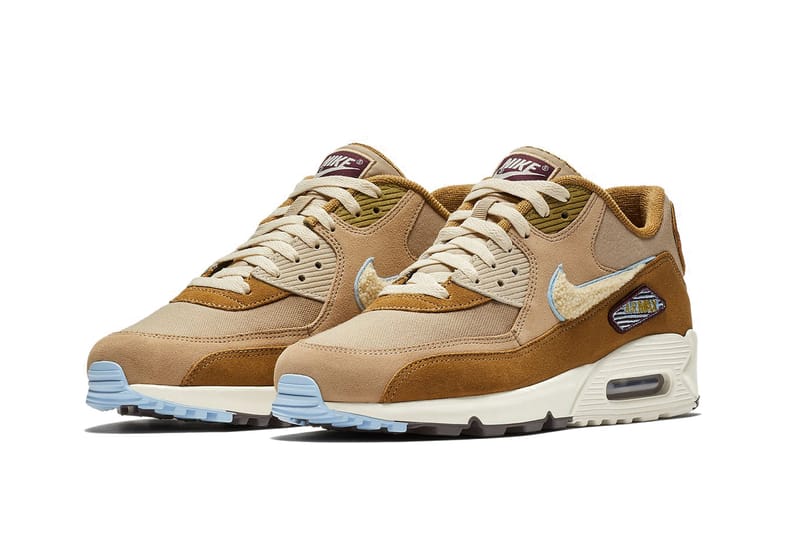 بوصلة شقة مخصص nike air max 90 tan 