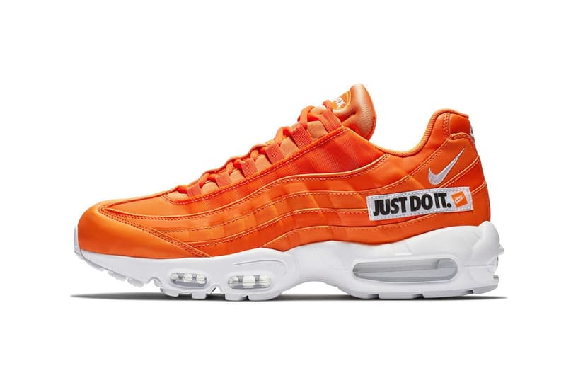 Nike Orange Air Max 95 Just Do It Sneaker