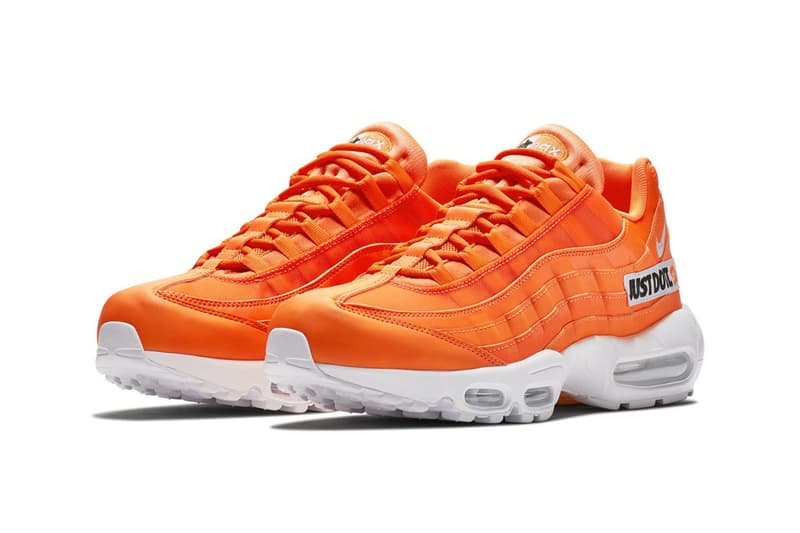 Nike Orange Air Max 95 Just Do It Sneaker