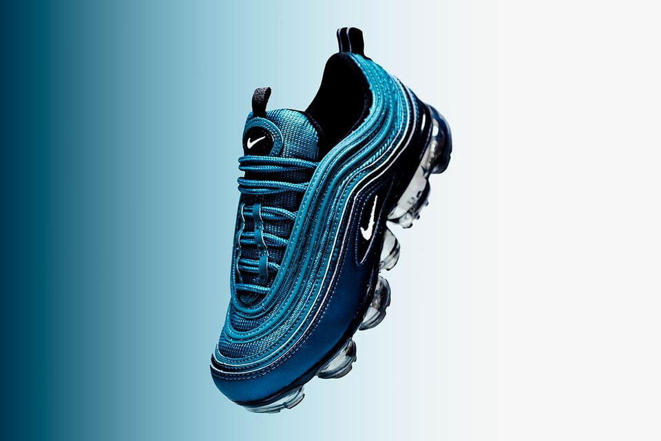 Absoluut Transparant Namaak Nike Air VaporMax 97 Metallic Dark Sea Blue | Hypebae
