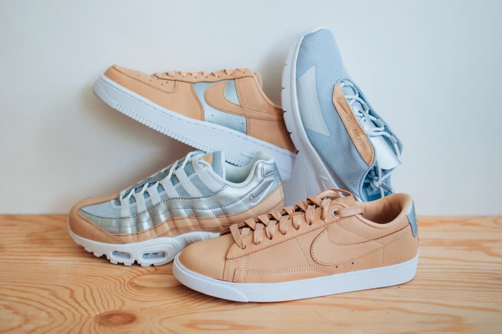 Closer Look Nike "Beautiful" Pack Air Max 95 Nike Rivah Blazer Low Air Force 1 Sneaker Silhouette Shoe Footwear