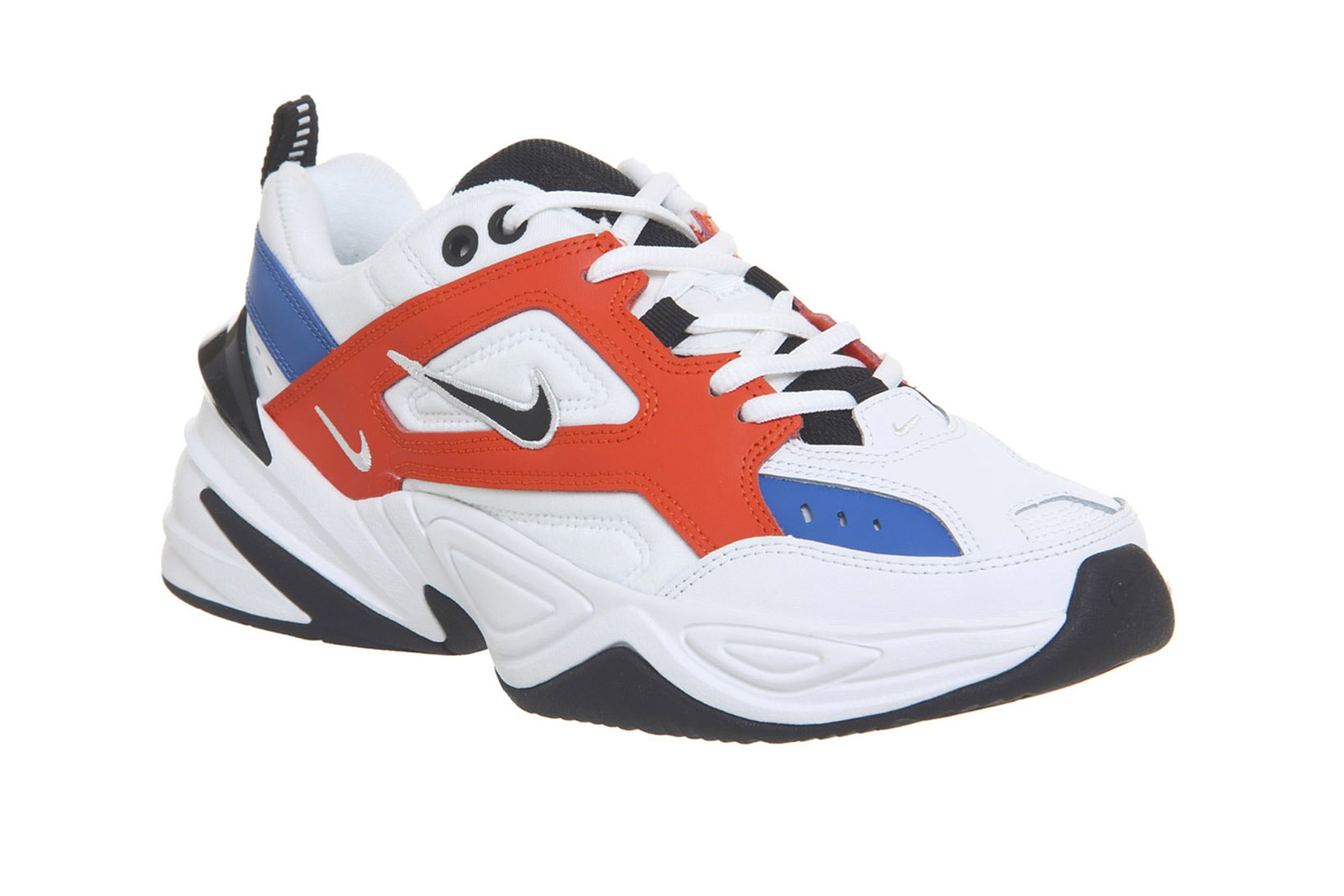 John Elliot x Nike M2K Tekno Blue Orange White Chunky Dad Sneaker