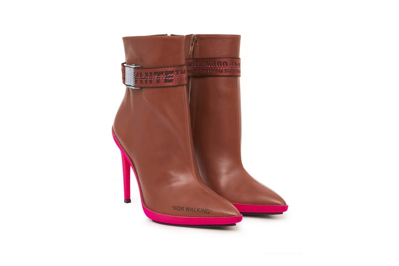 Off-White™'s "FOR WALKING" Ankle Boots Are Back in a New Colorway