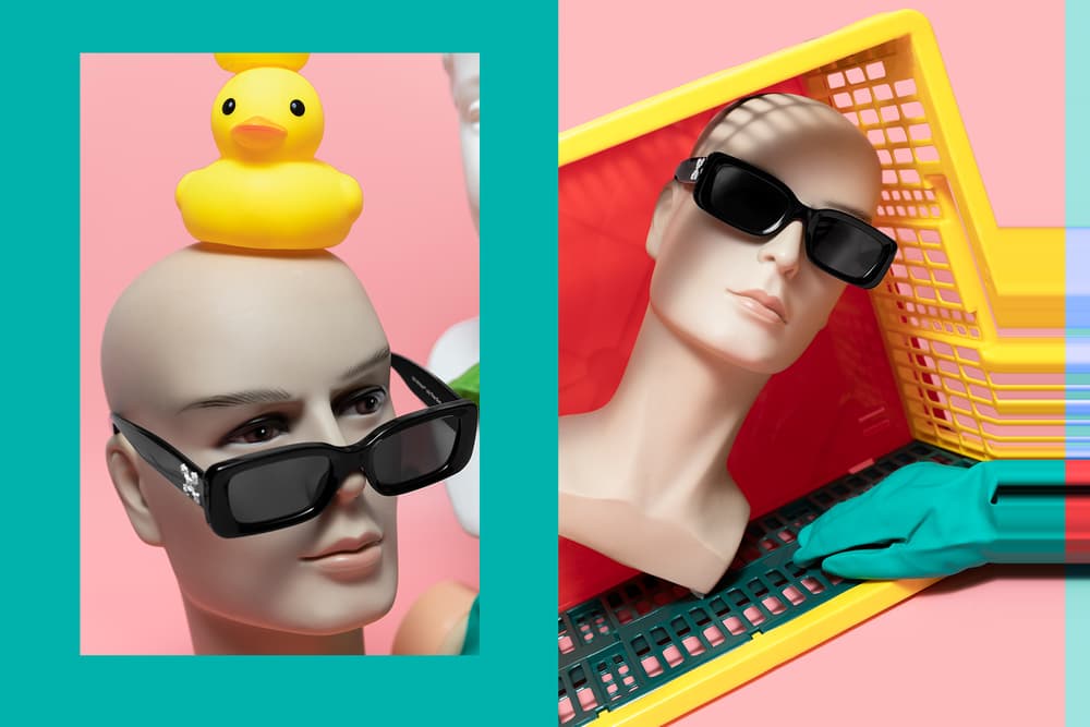 Off-White™ x Sunglasshut Collection Editorial Virgil Abloh Fashion Mannequin Funny Concept Streetwear