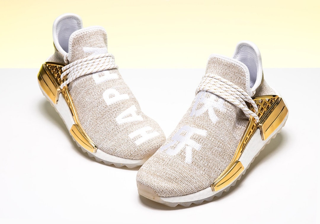 Adidas pharrell china pack gold black Clearance