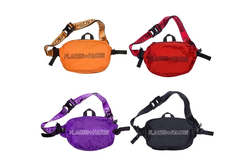 Places+Faces Spring Summer 2018 Fanny Pack Orange Red Purple Black