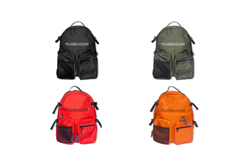 Places+Faces Spring Summer 2018 Backpack Red Orange Black Green