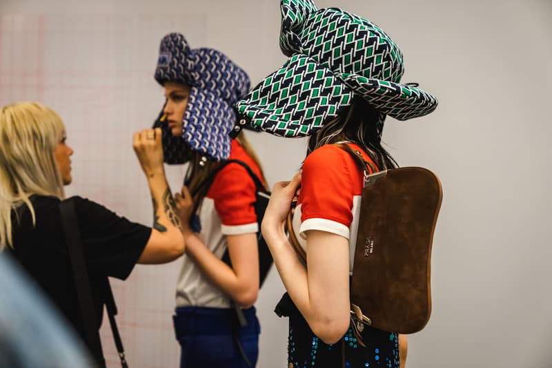 Prada Resort 2019 Behind the Scenes Collection Runway Miuccia Prada BTS Backstage