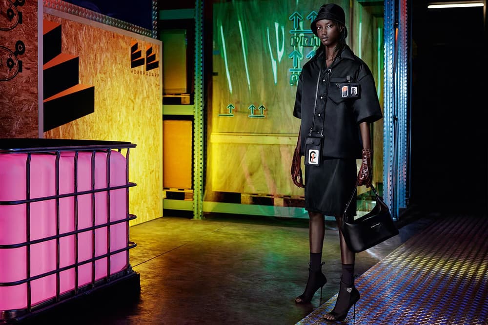 Prada Pre-Fall 18 Campaign by Willy Vanderperre Miuccia Prada Collection Rainbow Utalitarian Color Texture Retro Future