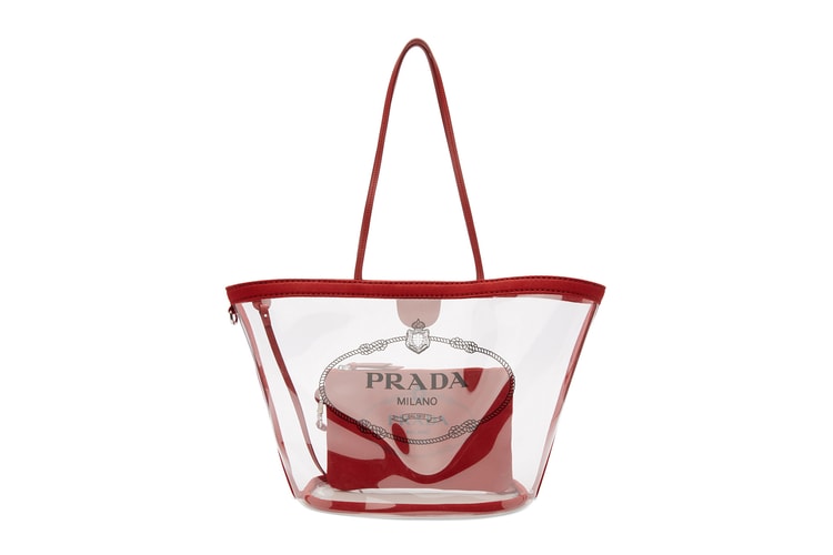 That PVC Prada Tote Bag You Love Just Dropped in Three New Shades