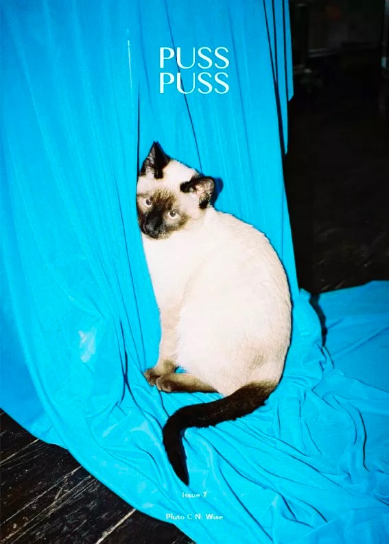 PUSS PUSS Cat Fashion Magazine Cover Chloe Wise Pluto