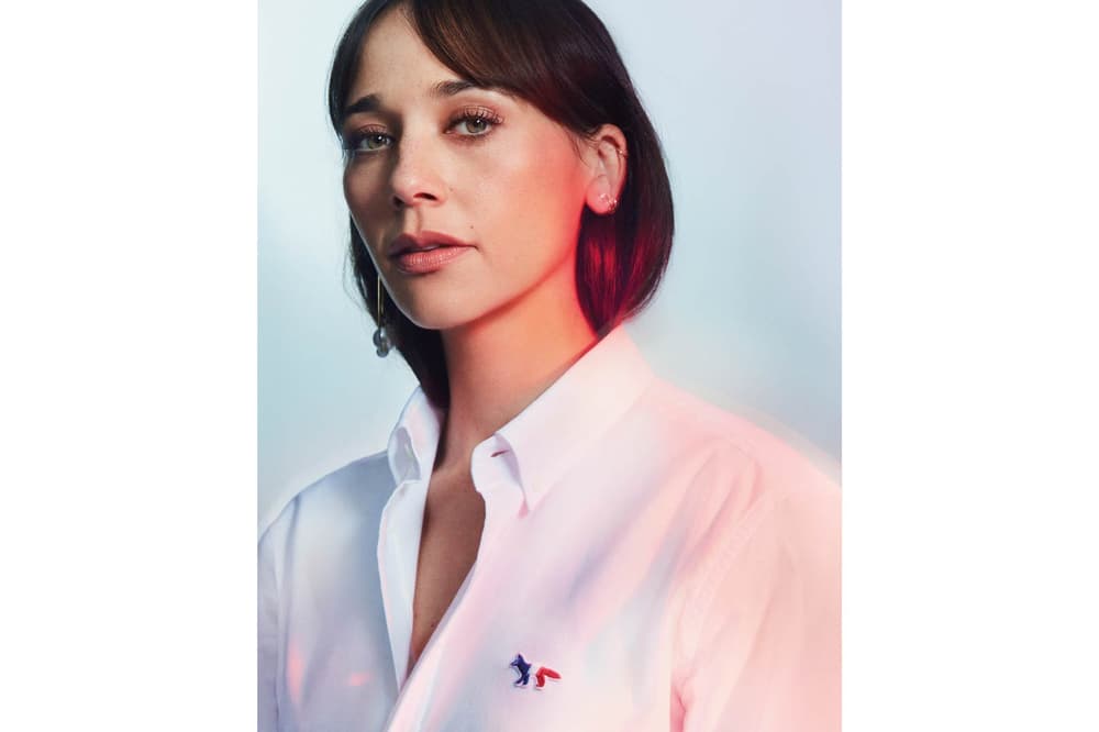 Rashida Jones Maison Kitsune Parisien Collection
