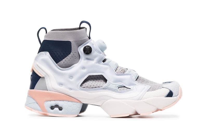 Reebok Instapump Fury Ultraknit Grey Pink Blue