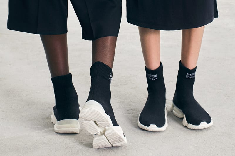 Reebok's Sock Run.R in Black Is 