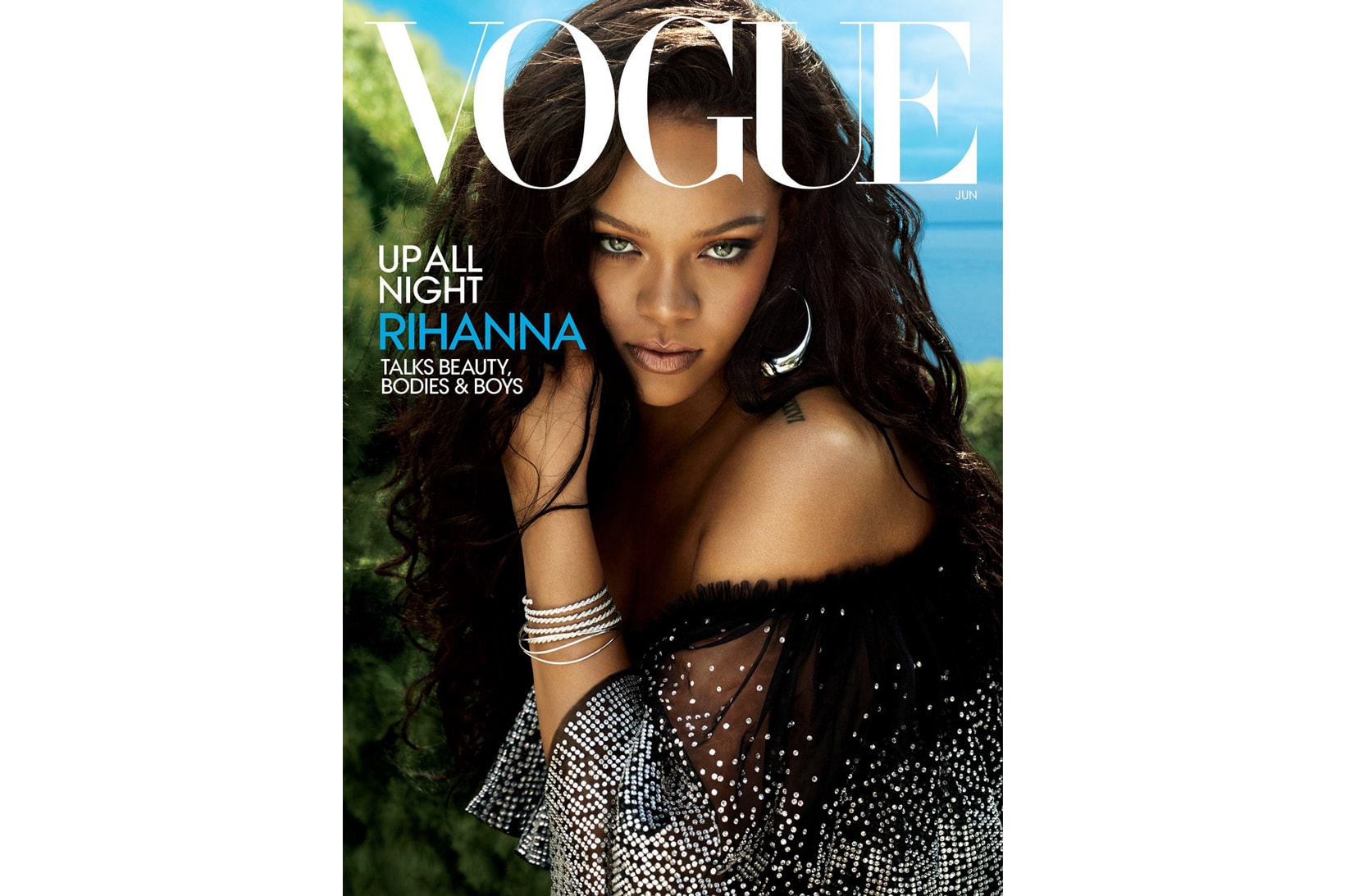 Rihanna Vogue June 2018 Cover Dolce Gabbana Dress