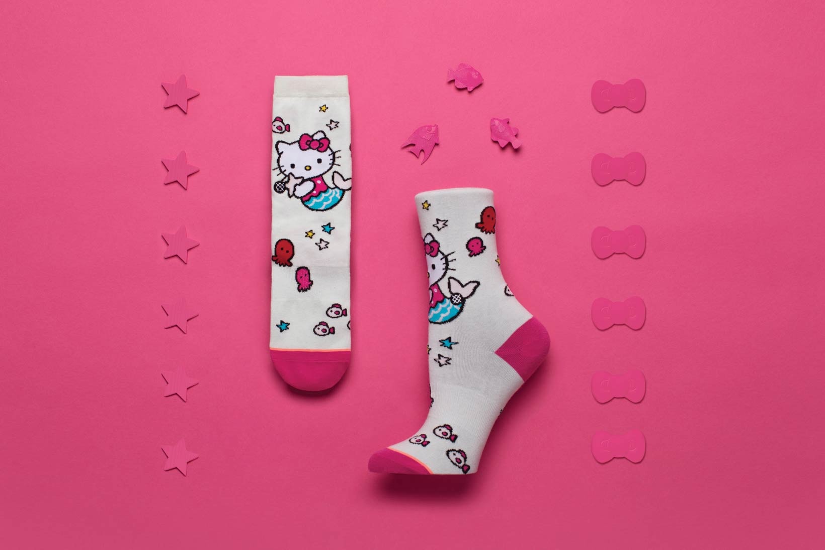 Sanrio Stance Hello Kitty Socks Fuchsia