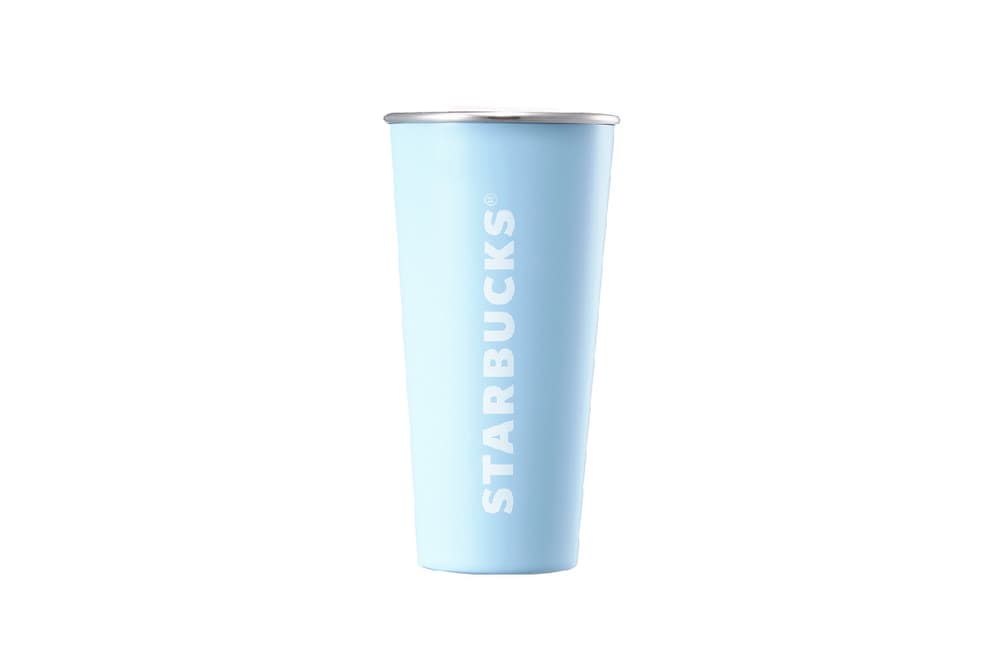 Starbucks Korea Blue Steel Logo Cold Cup