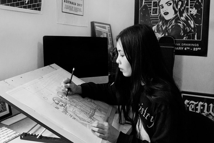 Inside Artist Stellar Leuna's Witchy, Black and White Universe