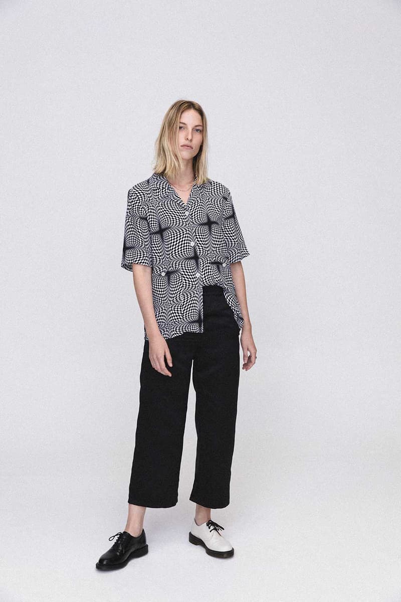 Stussy Women Summer 2018 Lookbook Black White Shirt