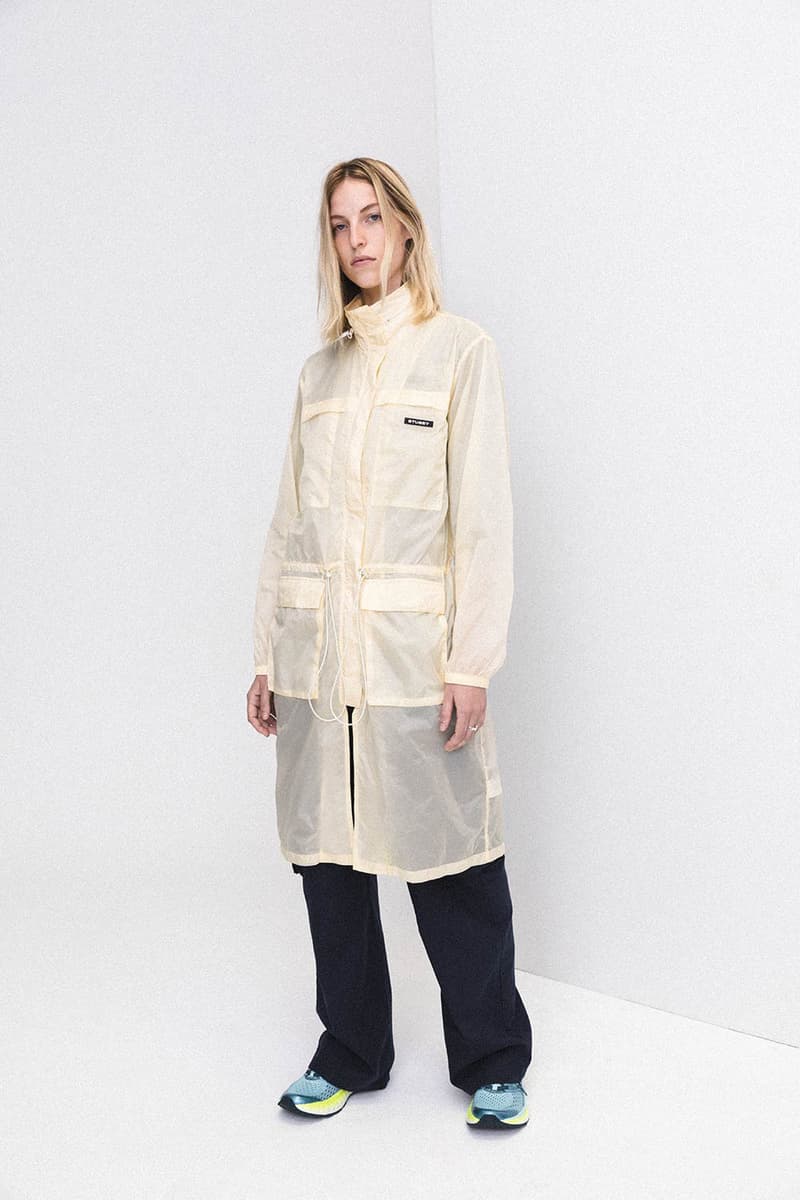 Stussy Women Summer 2018 Lookbook Clear Transparent Coat Jacket