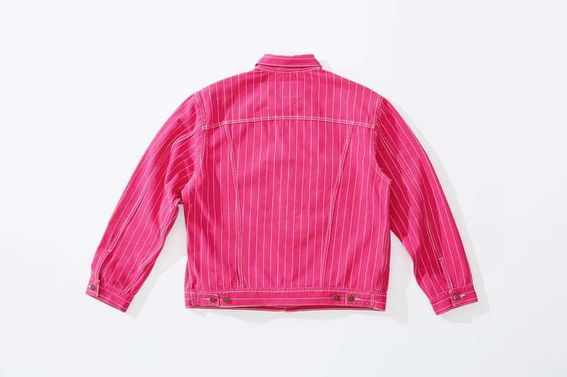 levis pink denim jacket