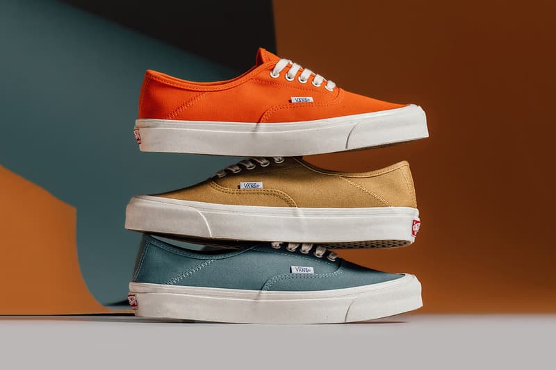 Vans Vault OG Style 43 LX Red Orange Mustard Smoke Blue Marshmallow