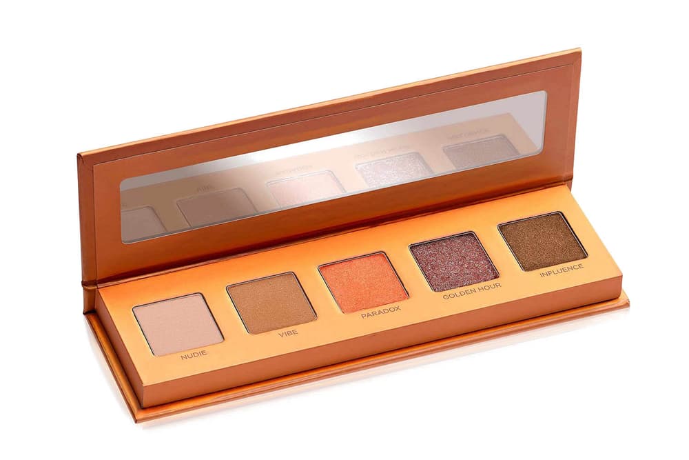 Urban Decay Lightbeam Eyeshadow Palette Brown Peach Natural Bronze