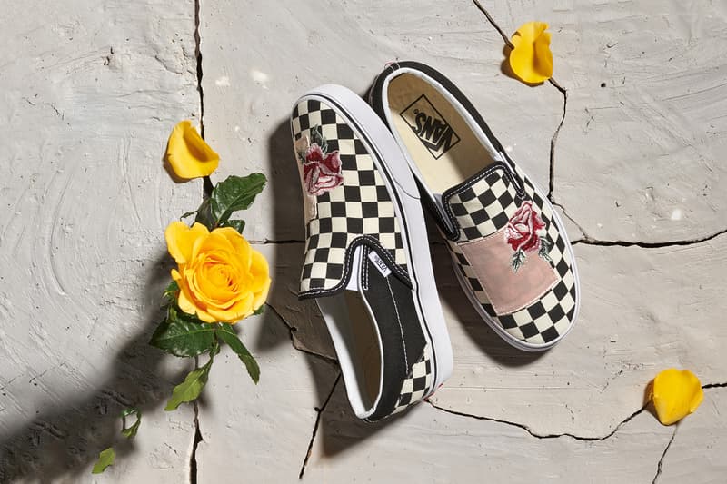 Vans Satin Patchwork Slip-On Floral