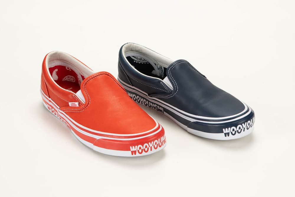 WOOYOUNGMI Vault By Vans Slip On Red Blue