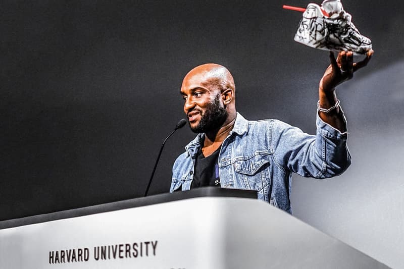 Virgil Abloh Harvard Lecture Book Live Print Covers