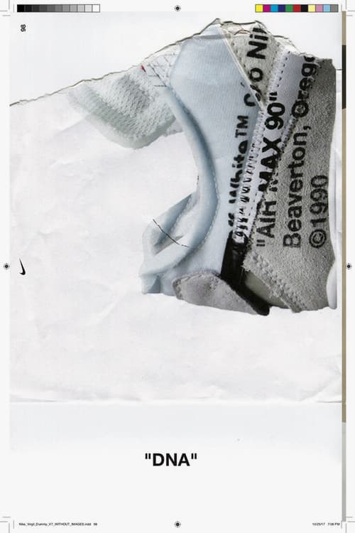 Virgil Abloh x Nike "TEXTBOOK" Available Now Online The Ten Collaboration Collection Sneakers Process
