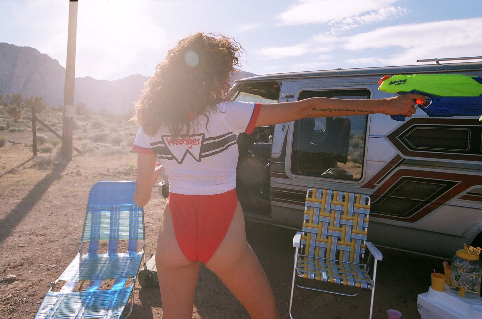 Summer of Wrangler Denim Summer Campaign Preview 1980s Road Trip