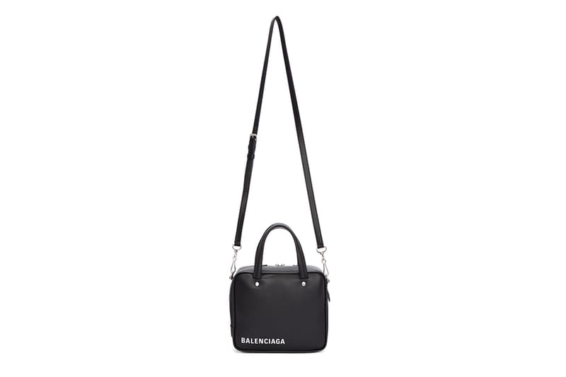 Balenciaga Mini Square Bag White Black demna gvasalia ssense