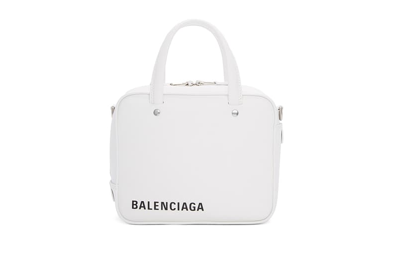 Balenciaga Mini Square Bag White Black demna gvasalia ssense