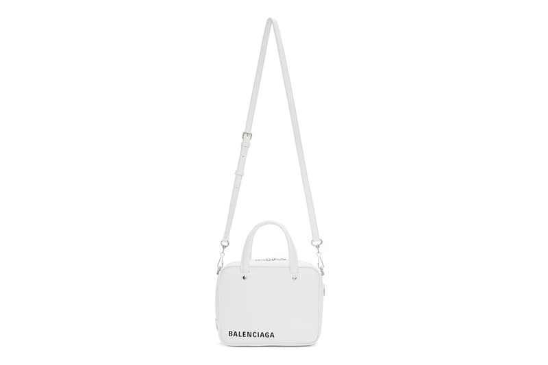 Balenciaga Mini Square Bag White Black demna gvasalia ssense