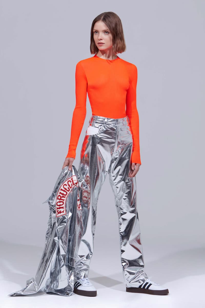 Fiorucci Pre-Spring 2019 Lookbook Collection Materials Texture Transparent Shimmer